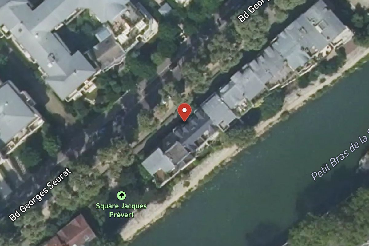 Vue satellite — 34 Boulevard Georges Seurat