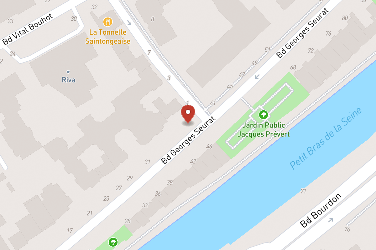 Plan de situation — 37 Boulevard Georges Seurat