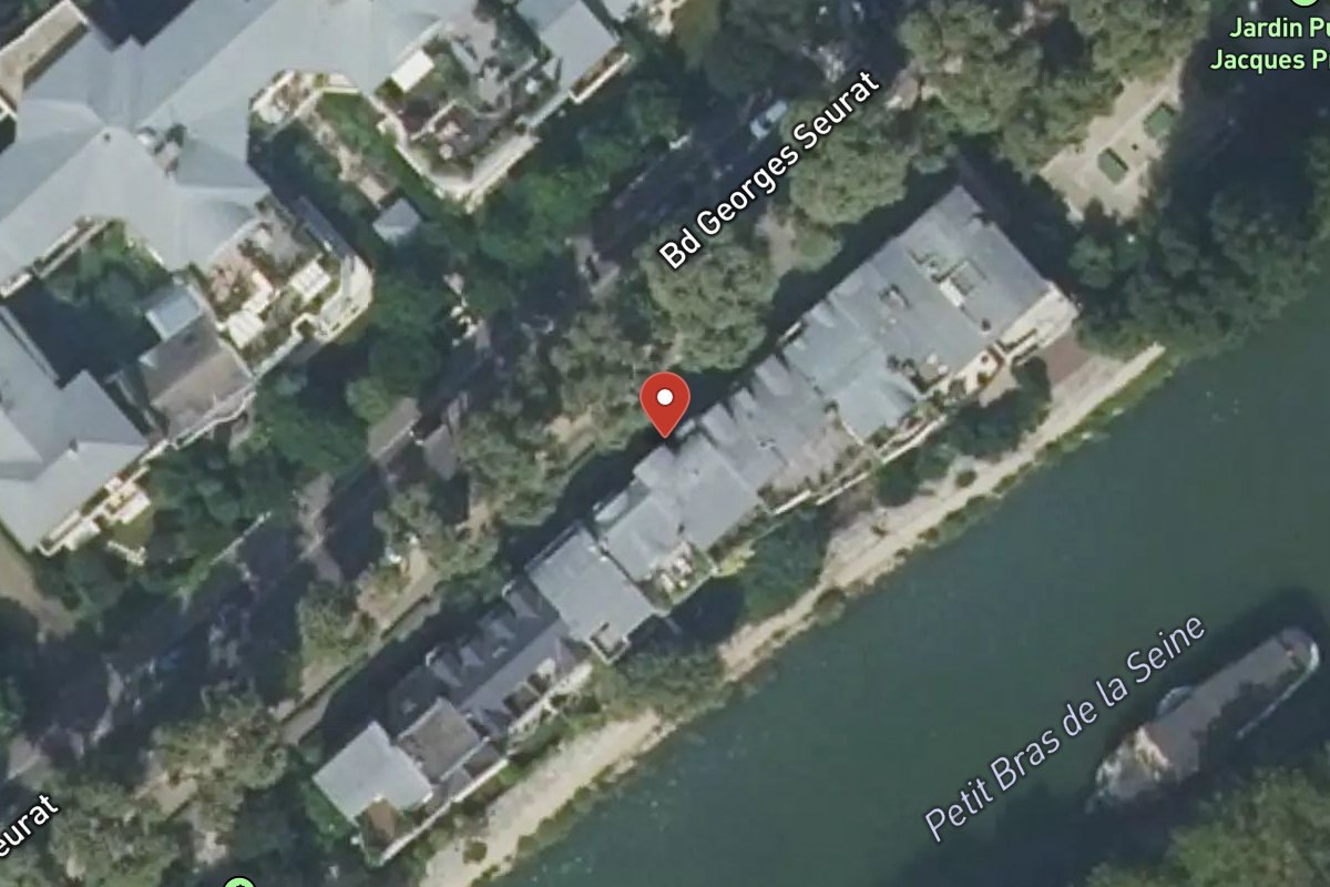 Vue satellite — 38BIS Boulevard Georges Seurat