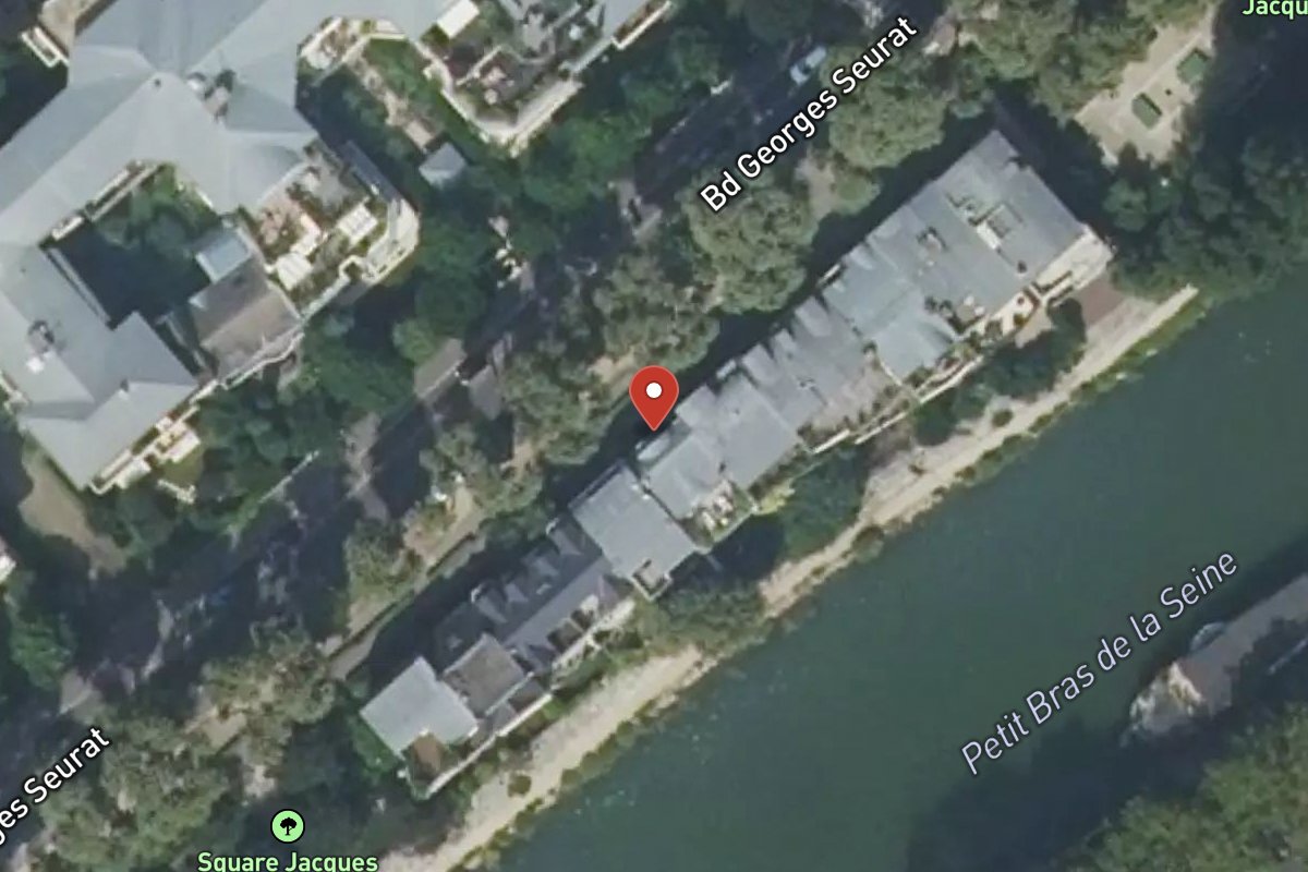 Vue satellite — 38 Boulevard Georges Seurat