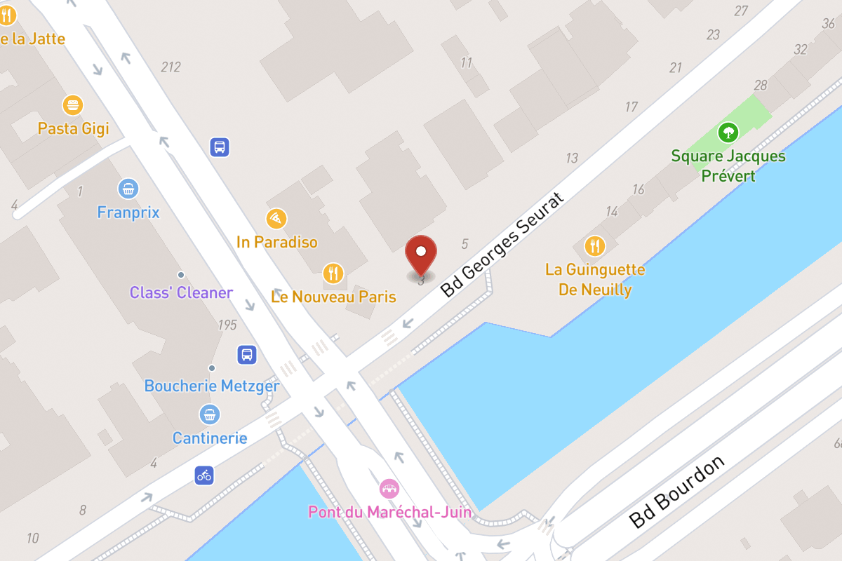 Plan de situation — 3 Boulevard Georges Seurat