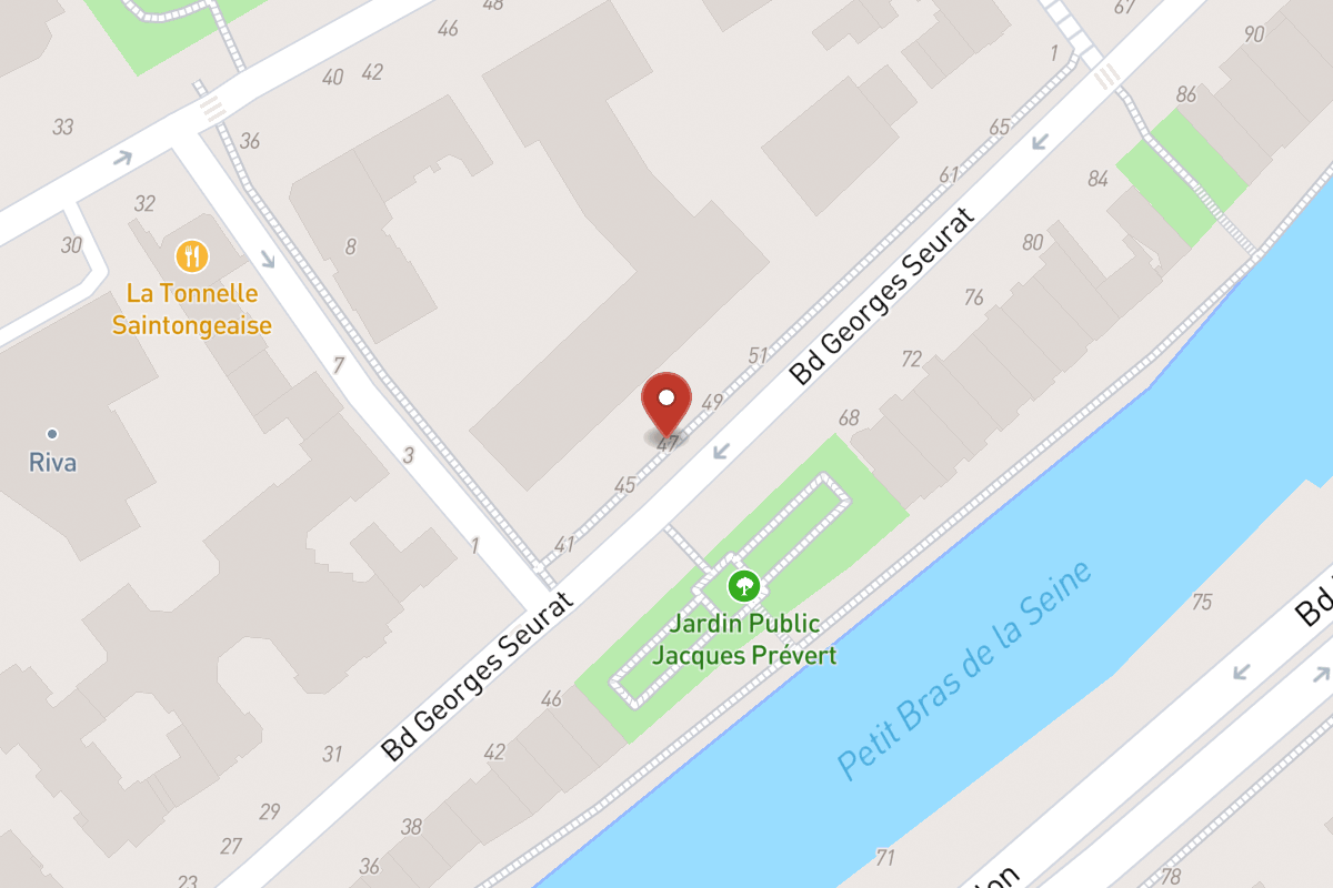 Plan de situation — 47 Boulevard Georges Seurat