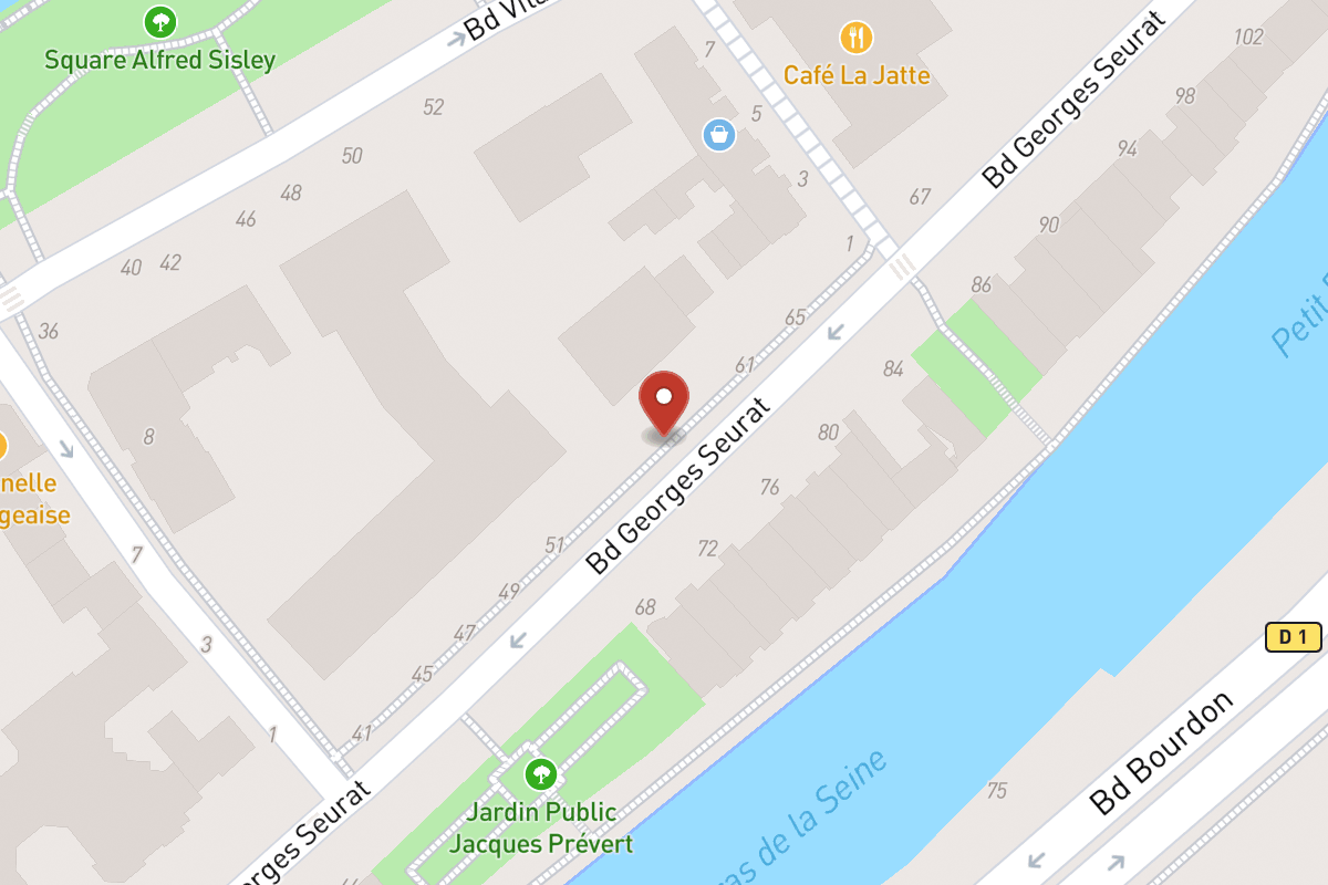 Plan de situation — 57 Boulevard Georges Seurat
