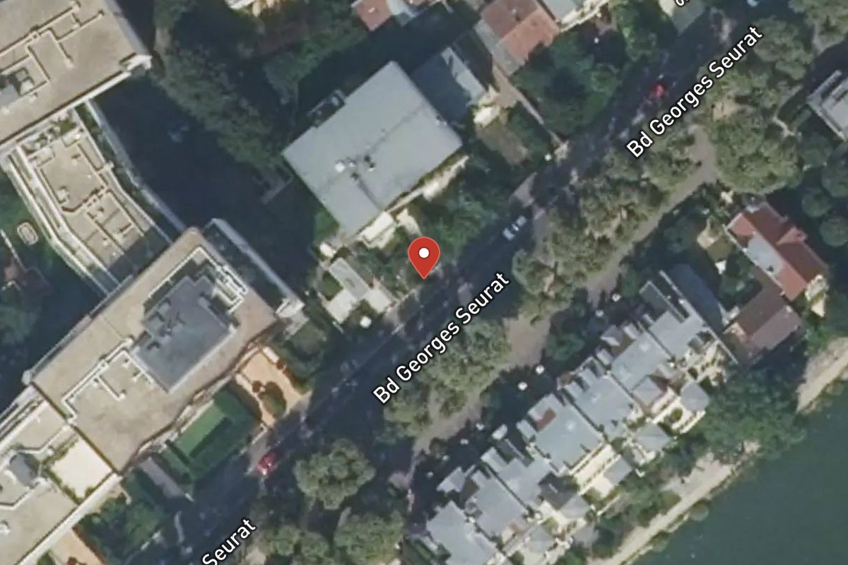 Vue satellite — 57 Boulevard Georges Seurat