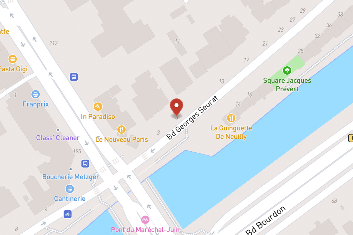Plan de situation — 5 Boulevard Georges Seurat