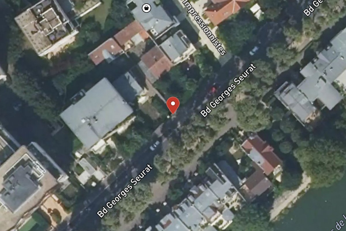 Vue satellite — 63 Boulevard Georges Seurat