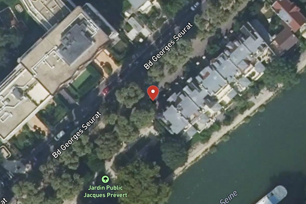 Vue satellite — 68 Boulevard Georges Seurat
