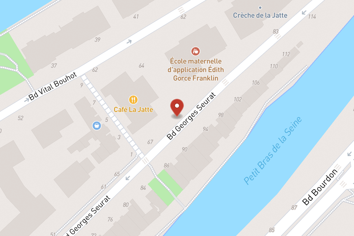 Plan de situation — 71 Boulevard Georges Seurat