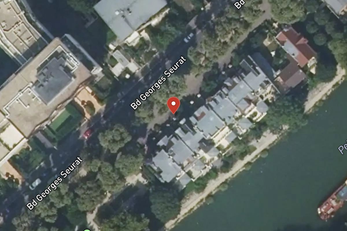 Vue satellite — 72 Boulevard Georges Seurat