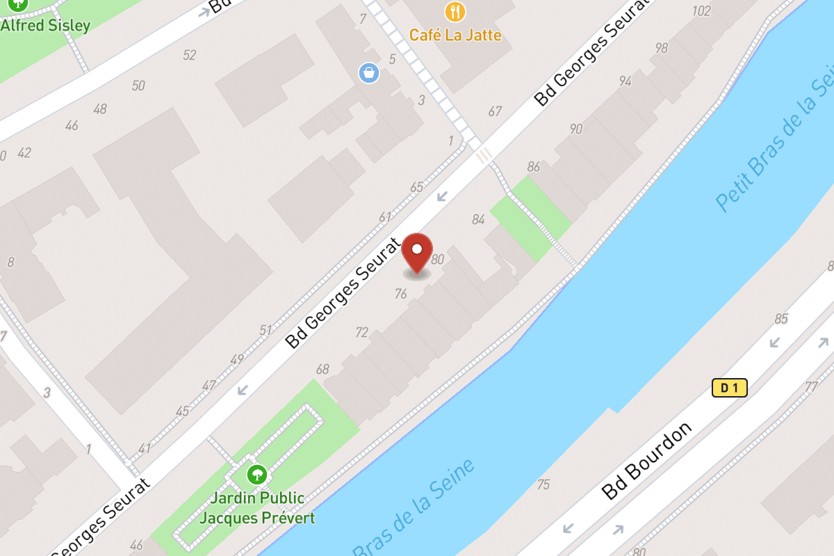 Plan de situation — 78 Boulevard Georges Seurat