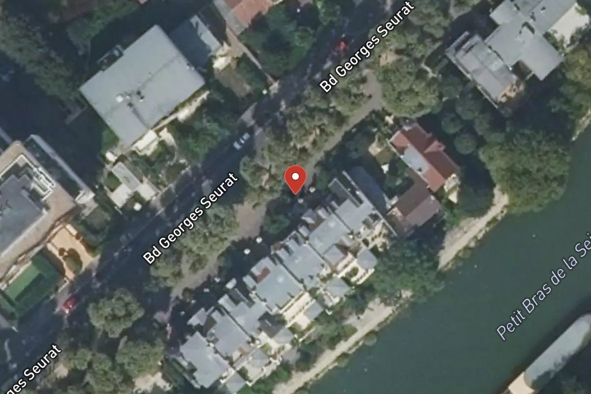 Vue satellite — 78 Boulevard Georges Seurat