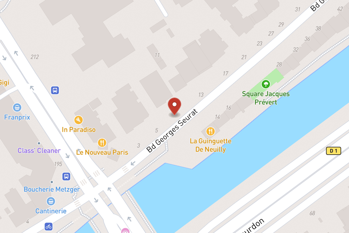 Plan de situation — 7 Boulevard Georges Seurat