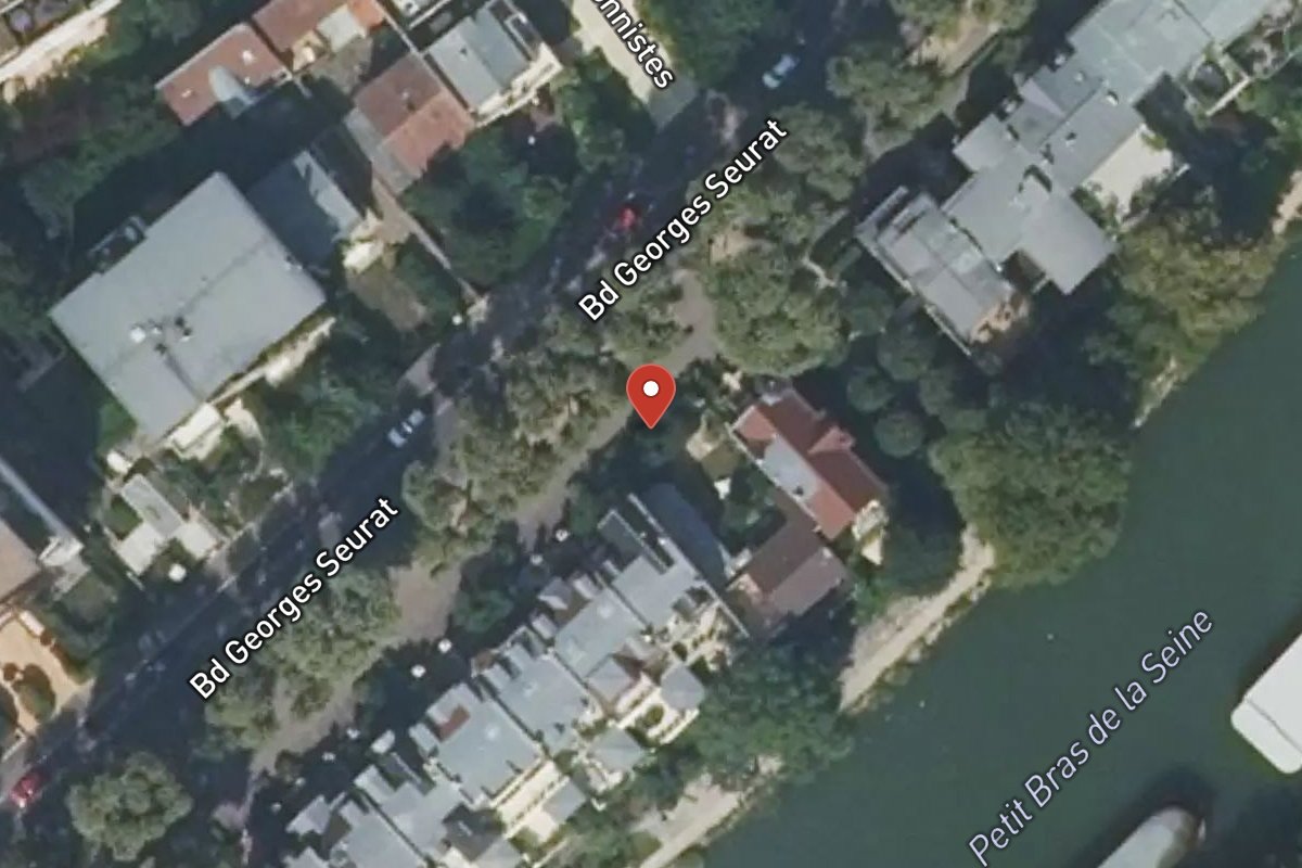Vue satellite — 82 Boulevard Georges Seurat