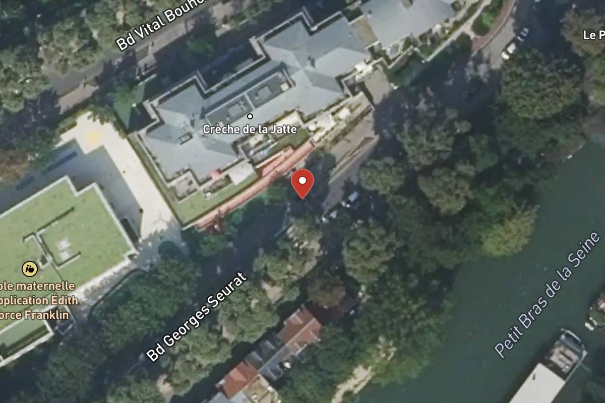Vue satellite — 83 Boulevard Georges Seurat