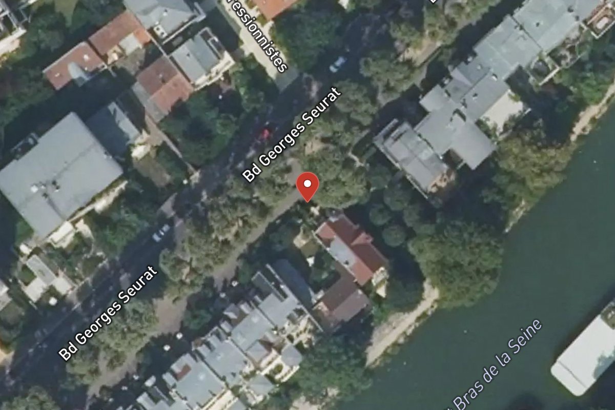 Vue satellite — 84 Boulevard Georges Seurat
