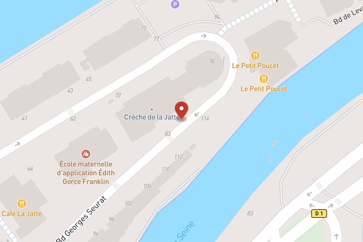 Plan de situation — 85 Boulevard Georges Seurat