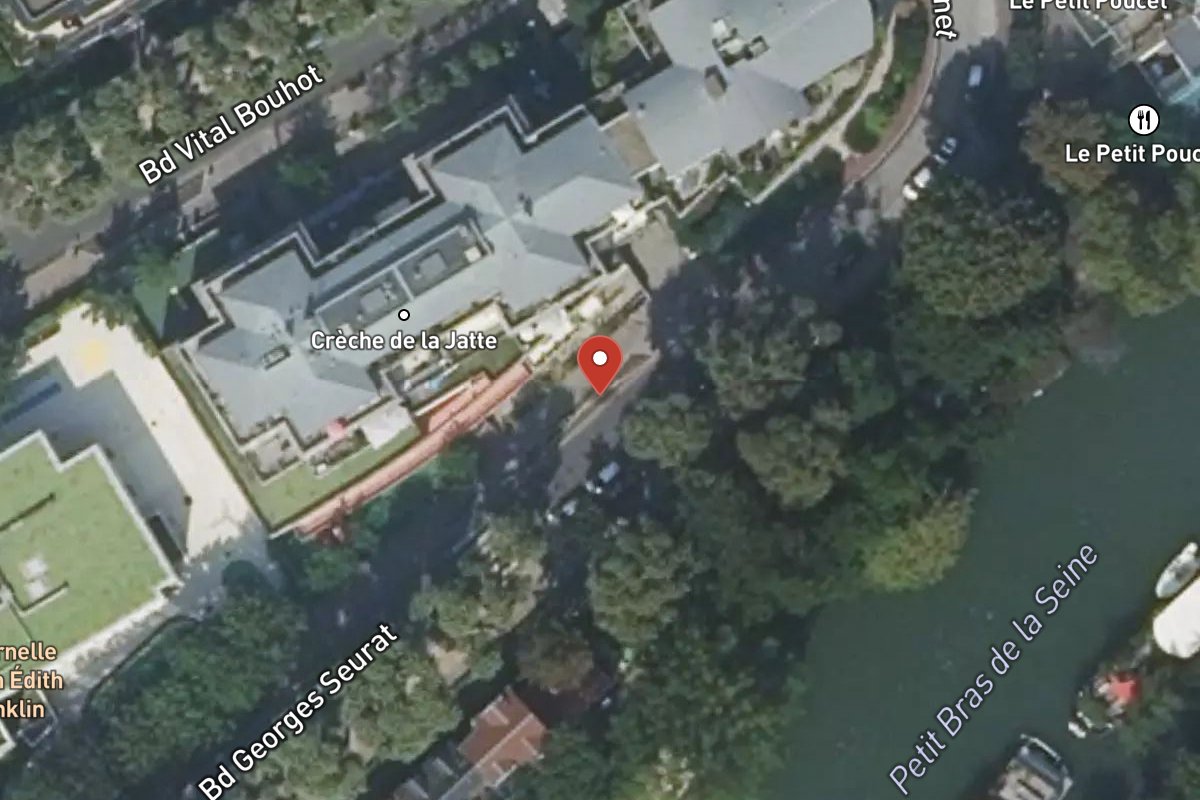 Vue satellite — 85 Boulevard Georges Seurat