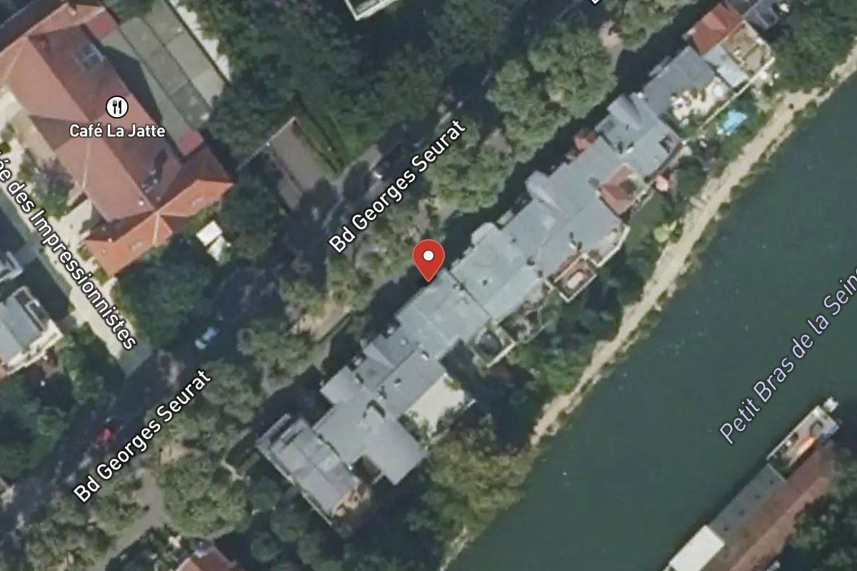 Vue satellite — 92 Boulevard Georges Seurat