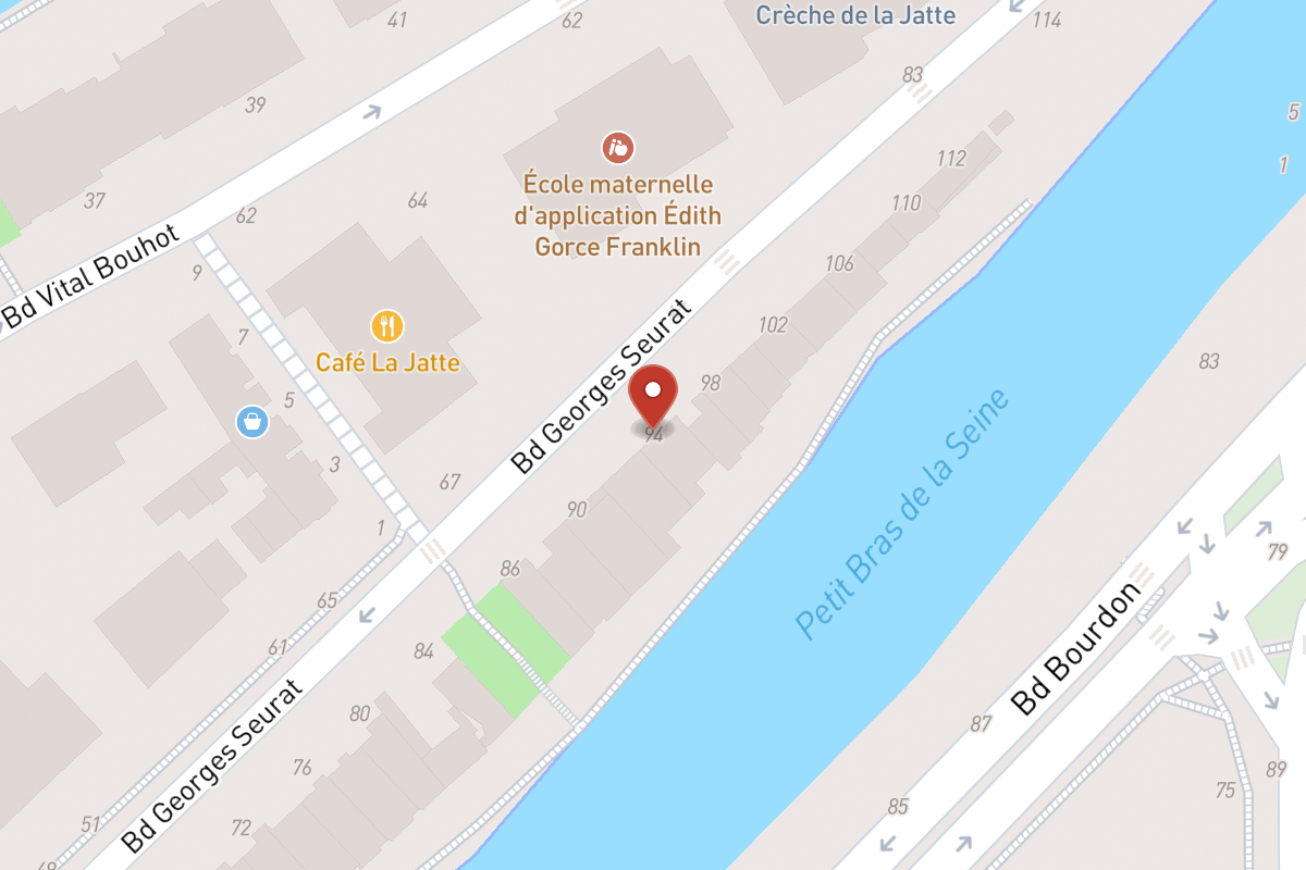 Plan de situation — 94 Boulevard Georges Seurat