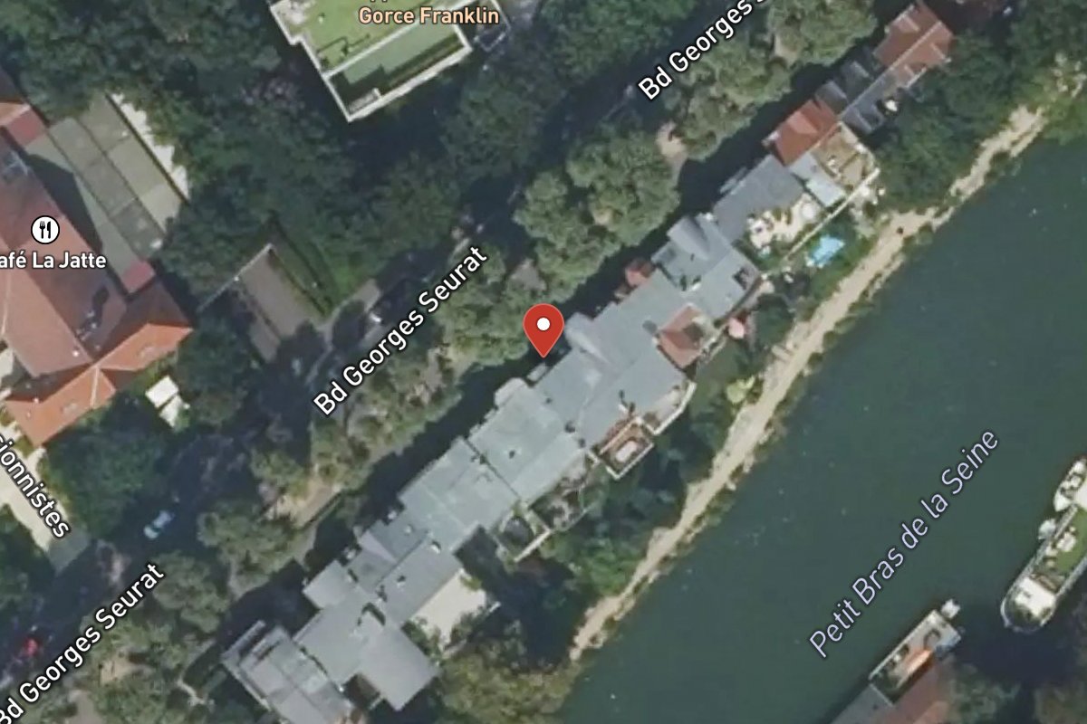 Vue satellite — 96 Boulevard Georges Seurat