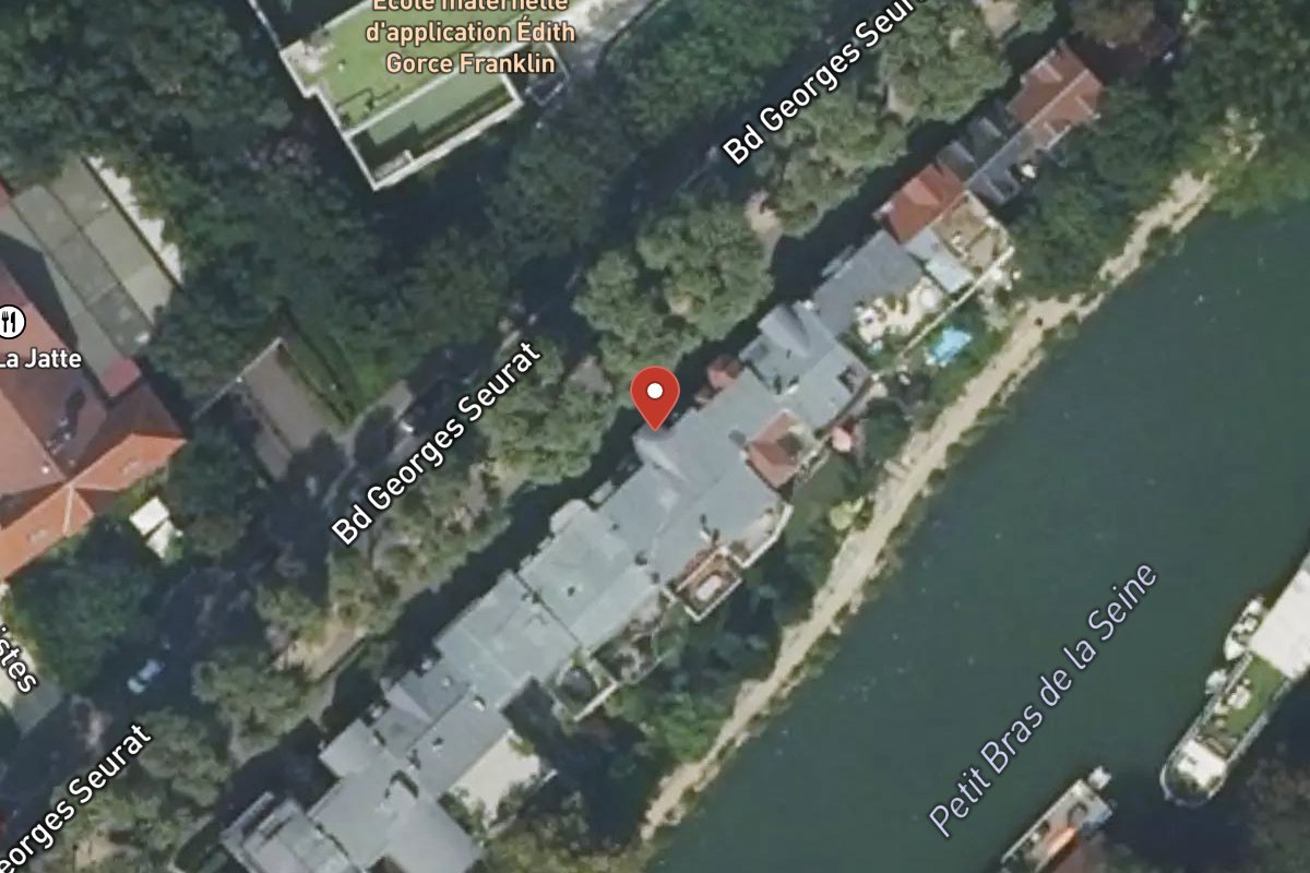 Vue satellite — 98 Boulevard Georges Seurat