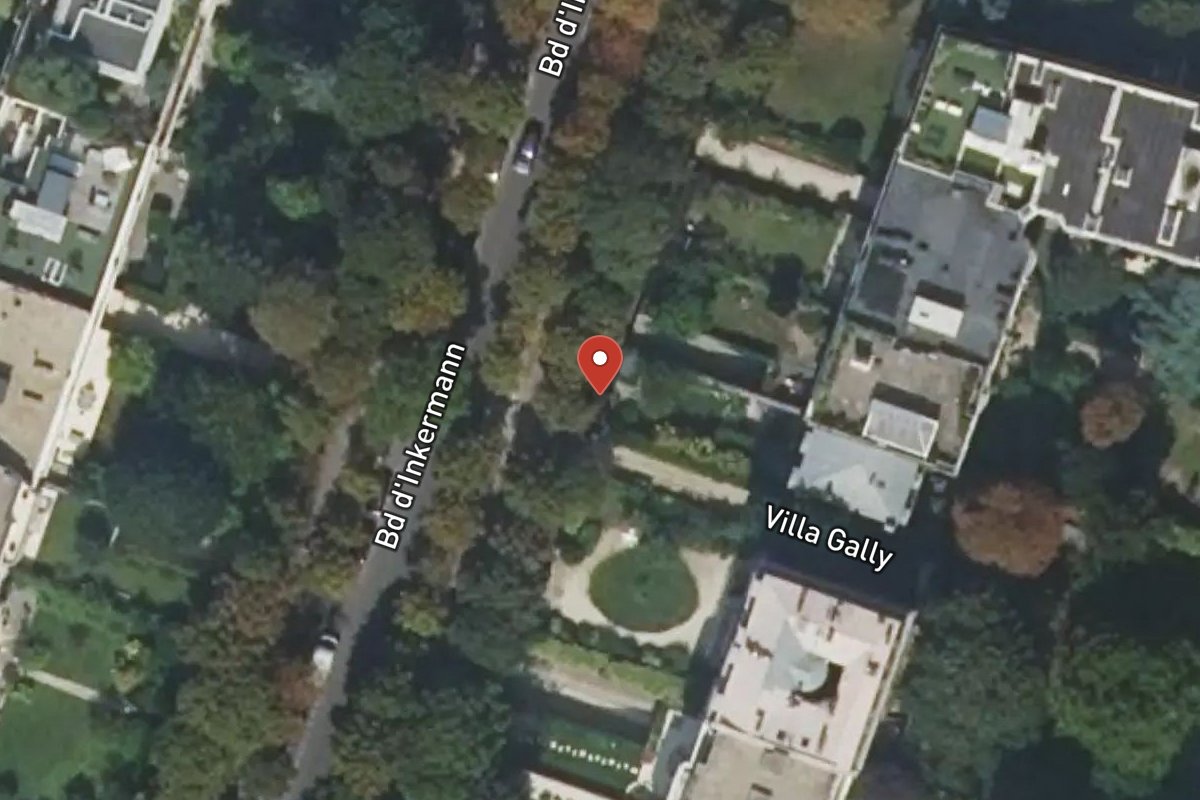 Vue satellite — 10 Boulevard Inkermann