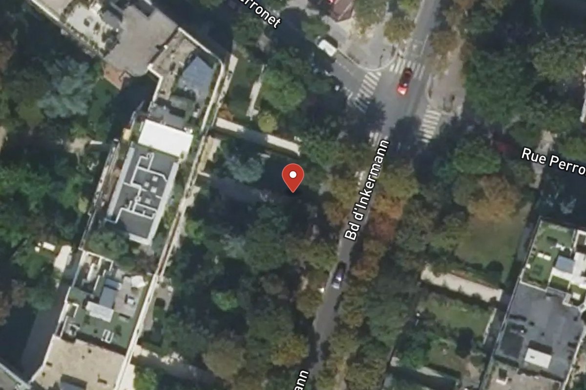 Vue satellite — 11 Boulevard Inkermann