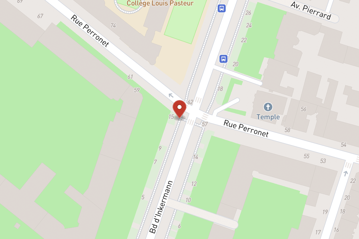 Plan de situation — 13 Boulevard Inkermann