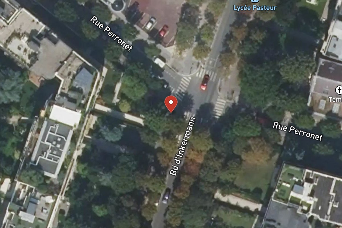Vue satellite — 13 Boulevard Inkermann