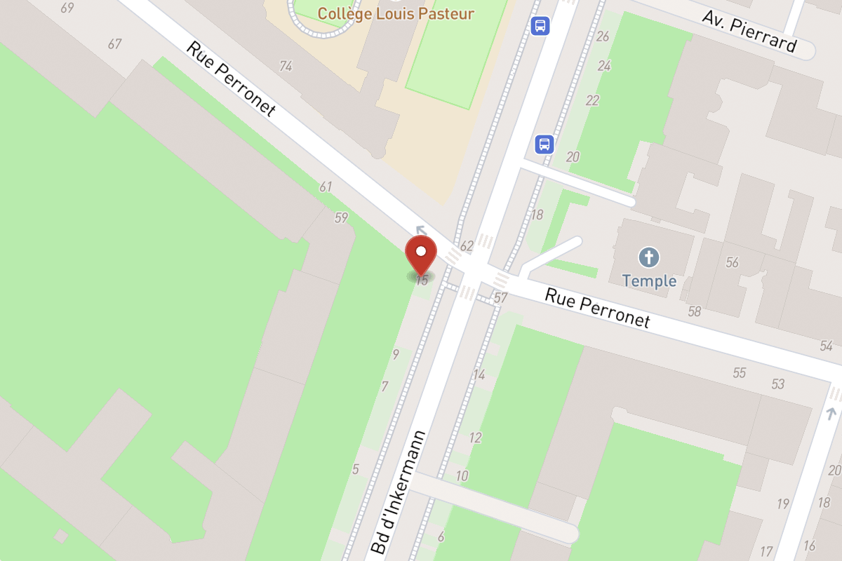 Plan de situation — 15 Boulevard Inkermann