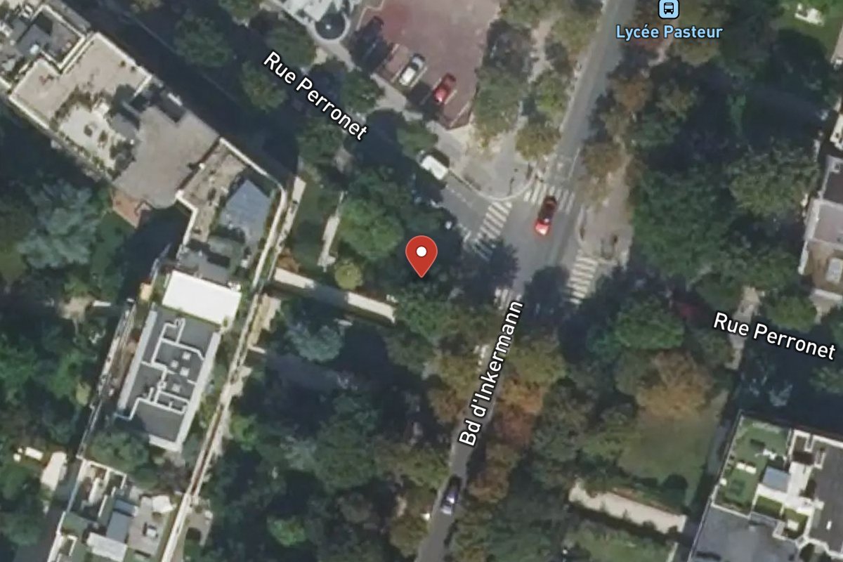 Vue satellite — 15 Boulevard Inkermann