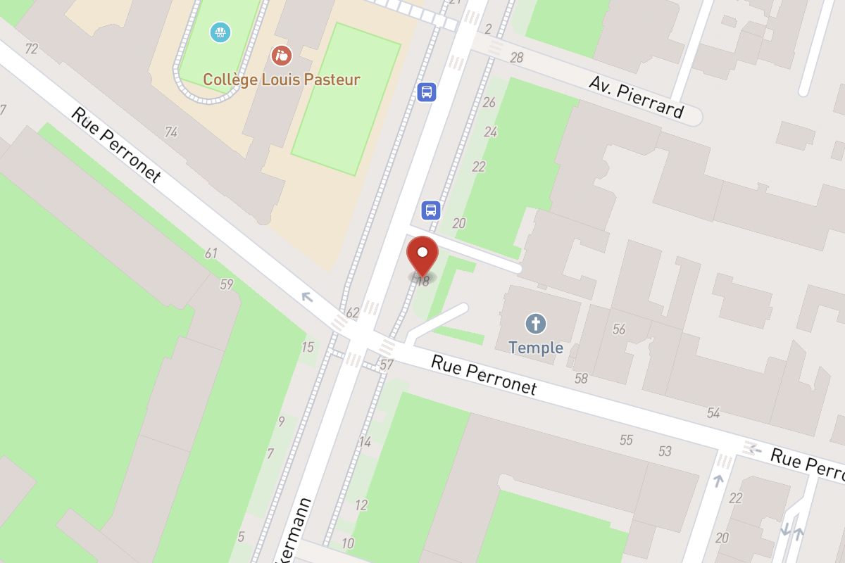 Plan de situation — 18 Boulevard Inkermann