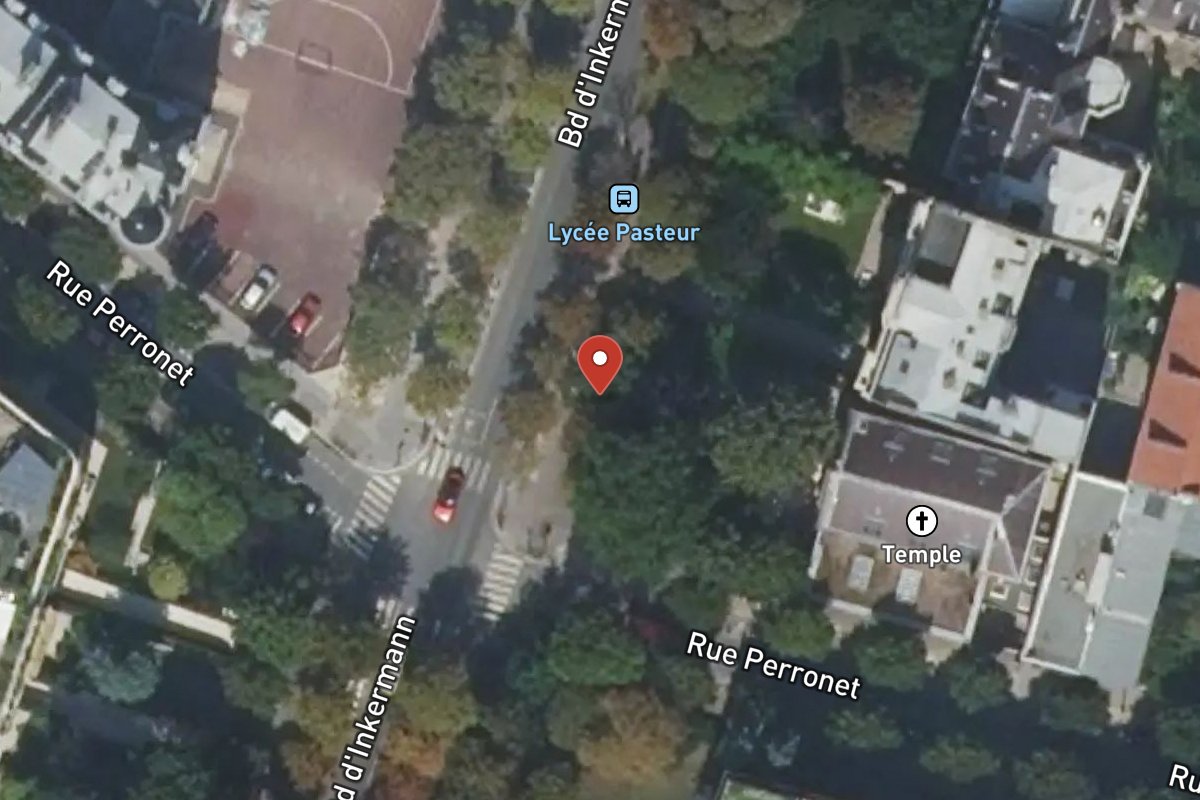 Vue satellite — 18 Boulevard Inkermann