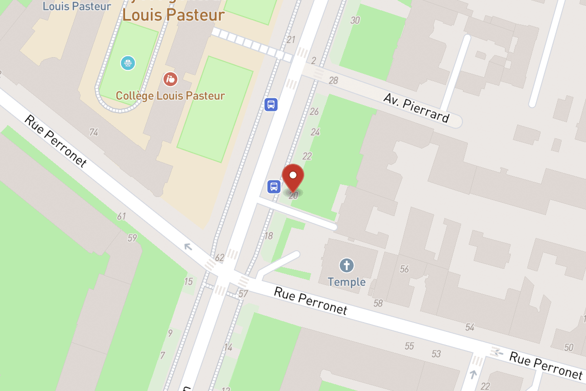 Plan de situation — 20 Boulevard Inkermann