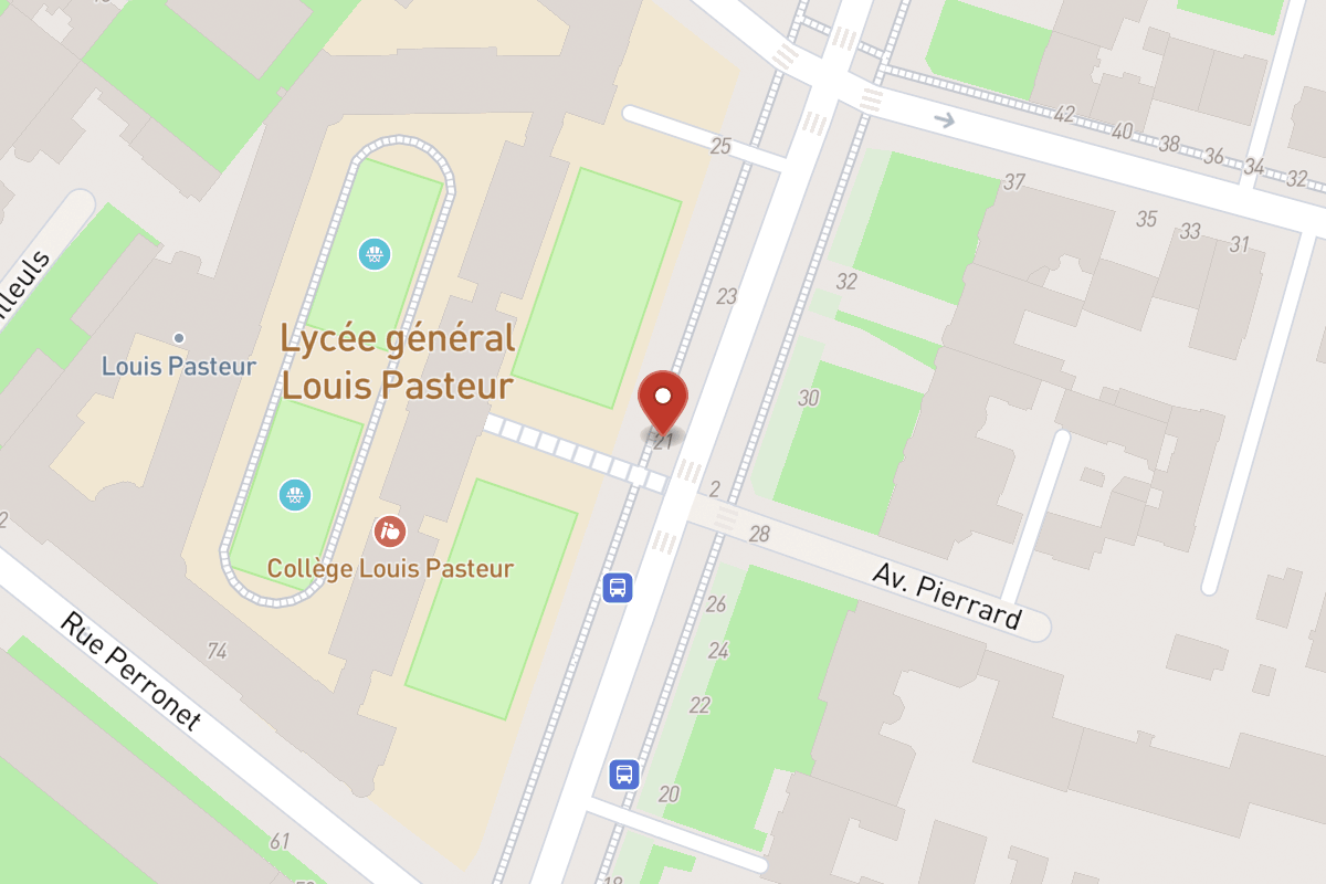 Plan de situation — 21 Boulevard Inkermann