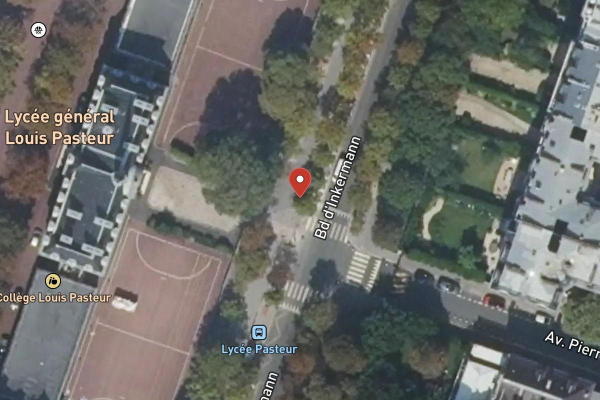 Vue satellite — 21 Boulevard Inkermann