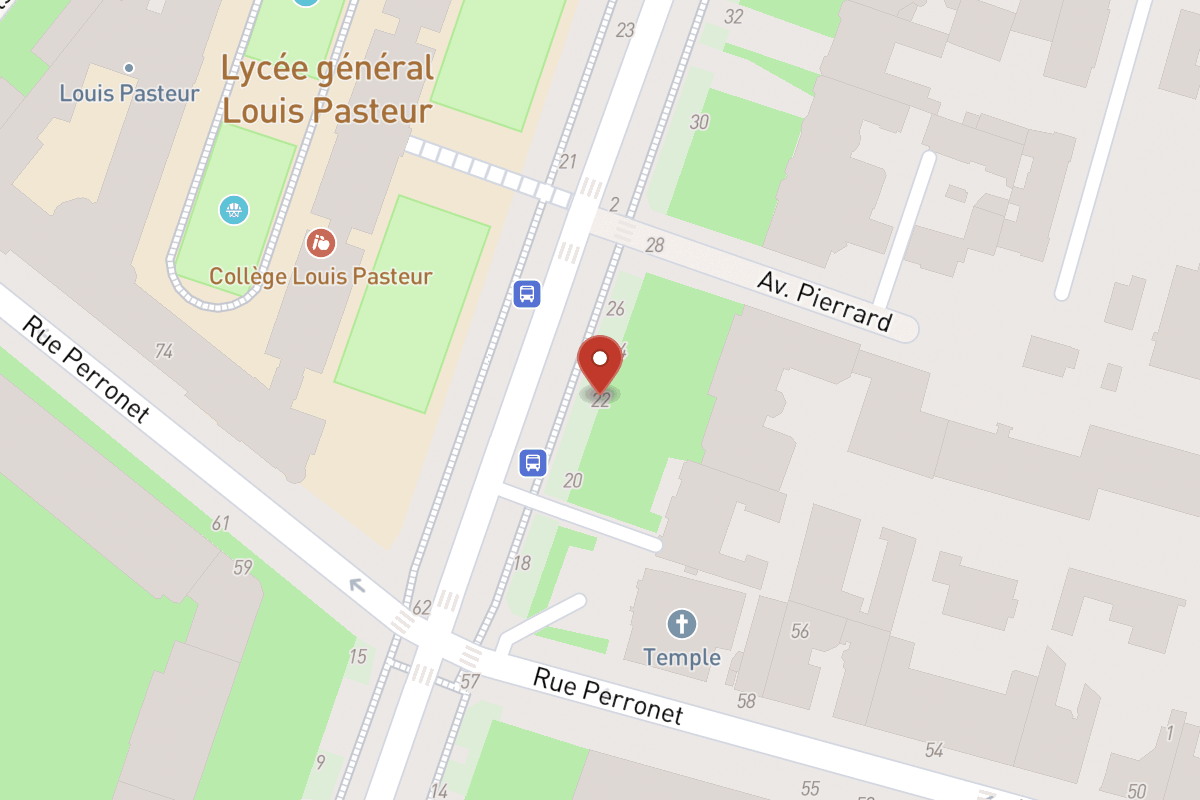 Plan de situation — 22 Boulevard Inkermann