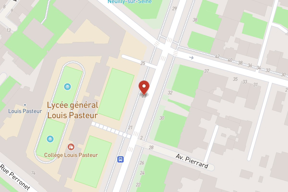 Plan de situation — 23 Boulevard Inkermann