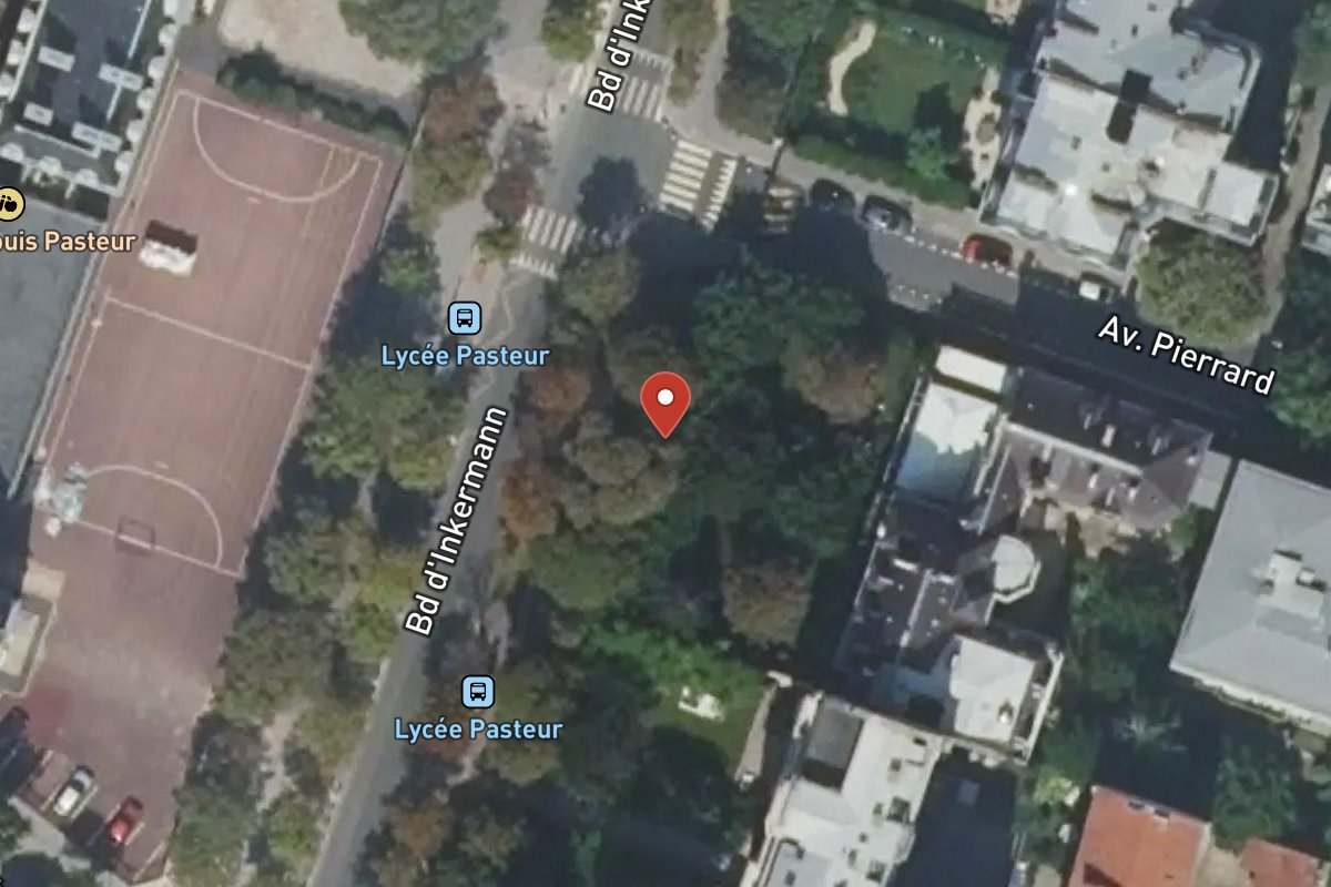 Vue satellite — 24 Boulevard Inkermann