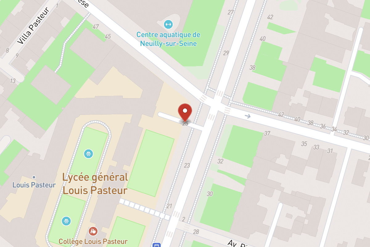 Plan de situation — 25 Boulevard Inkermann