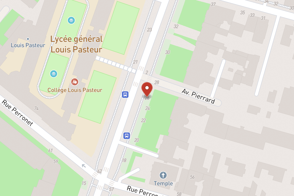 Plan de situation — 26 Boulevard Inkermann