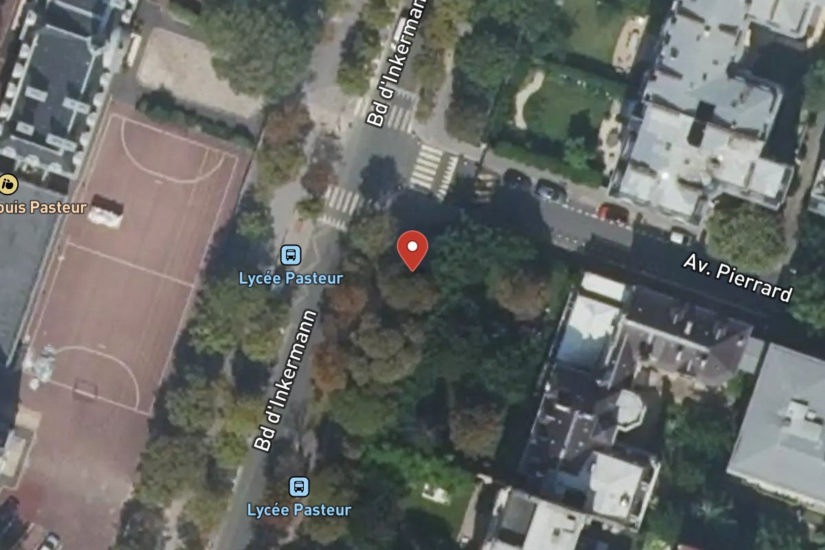 Vue satellite — 26 Boulevard Inkermann