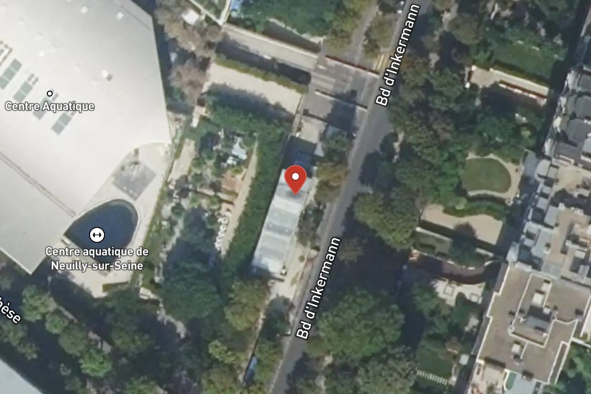 Vue satellite — 27 Boulevard Inkermann