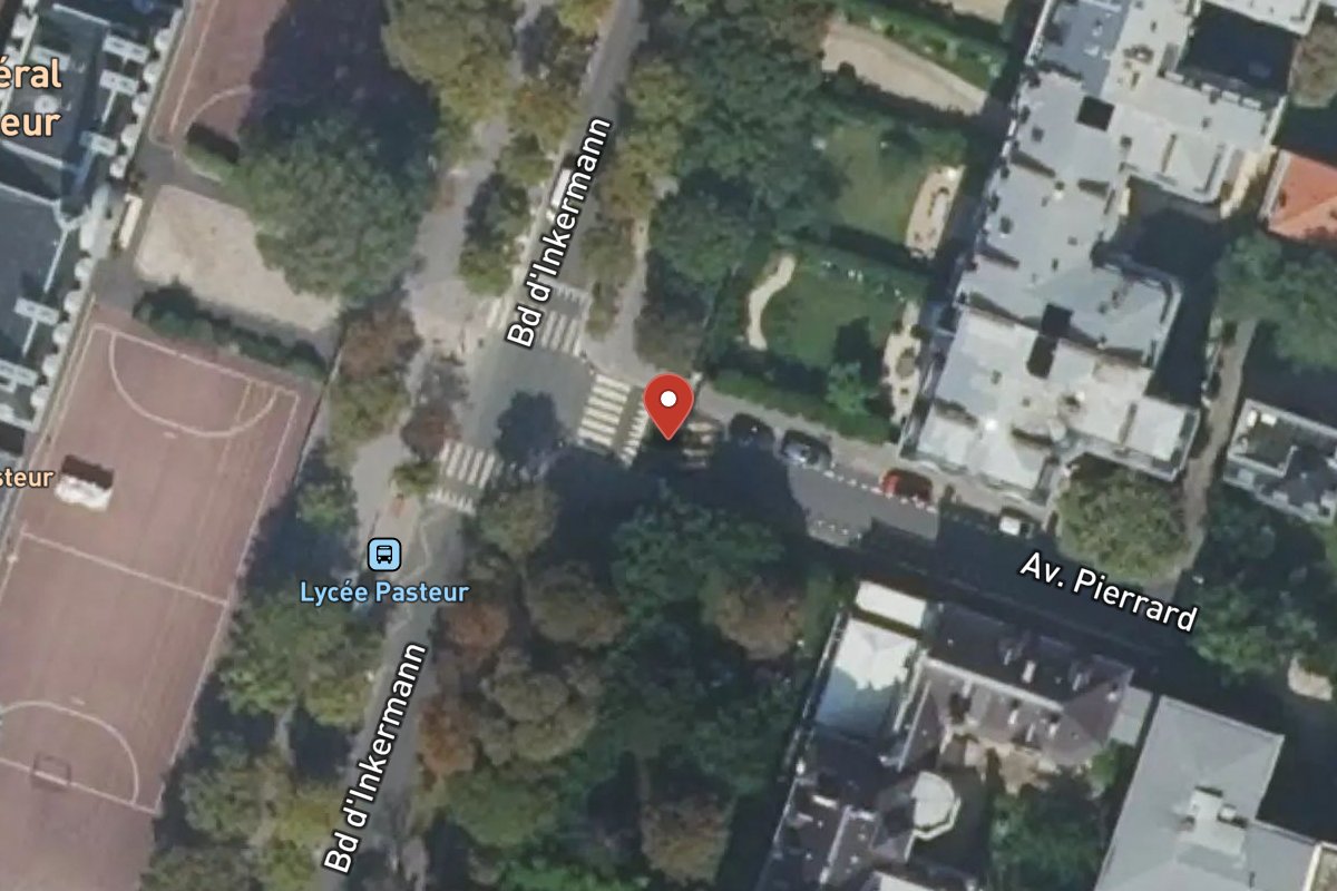 Vue satellite — 28 Boulevard Inkermann