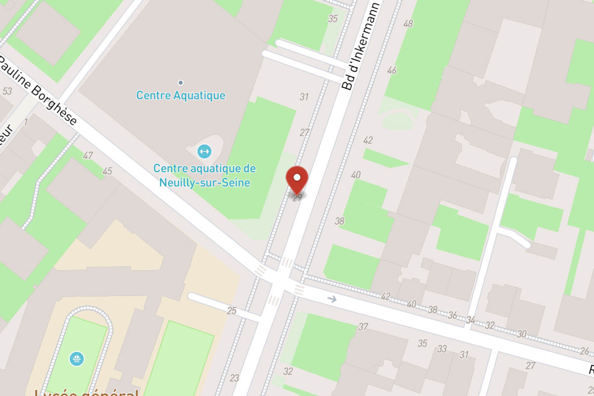 Plan de situation — 29 Boulevard Inkermann