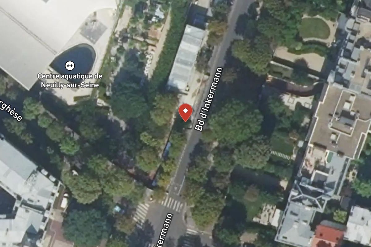 Vue satellite — 29 Boulevard Inkermann