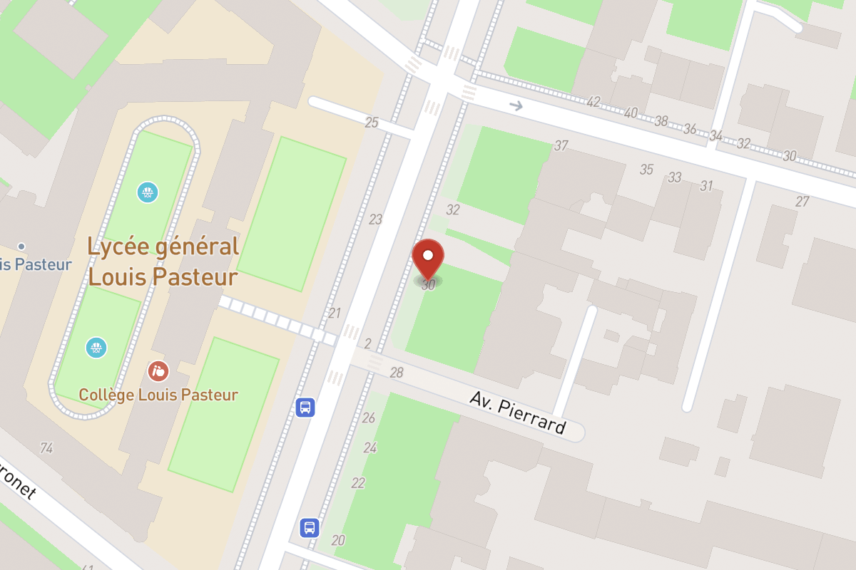 Plan de situation — 30 Boulevard Inkermann