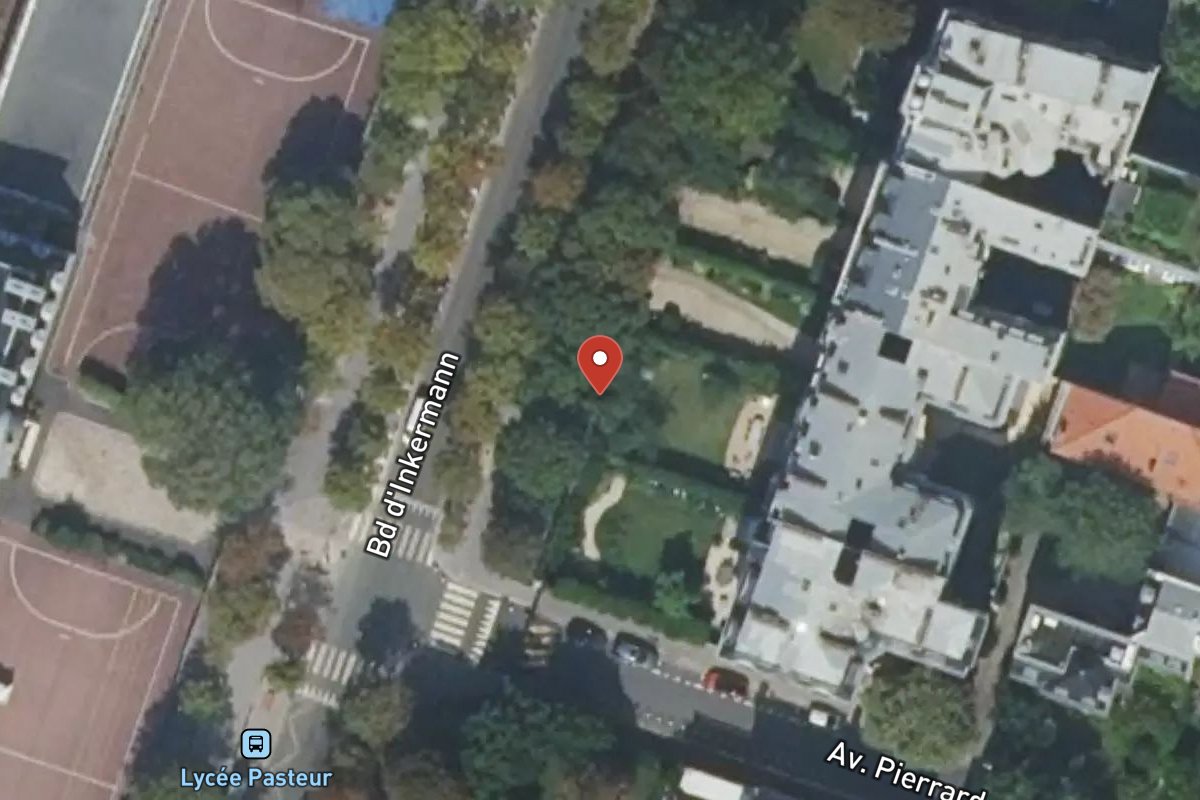 Vue satellite — 30 Boulevard Inkermann