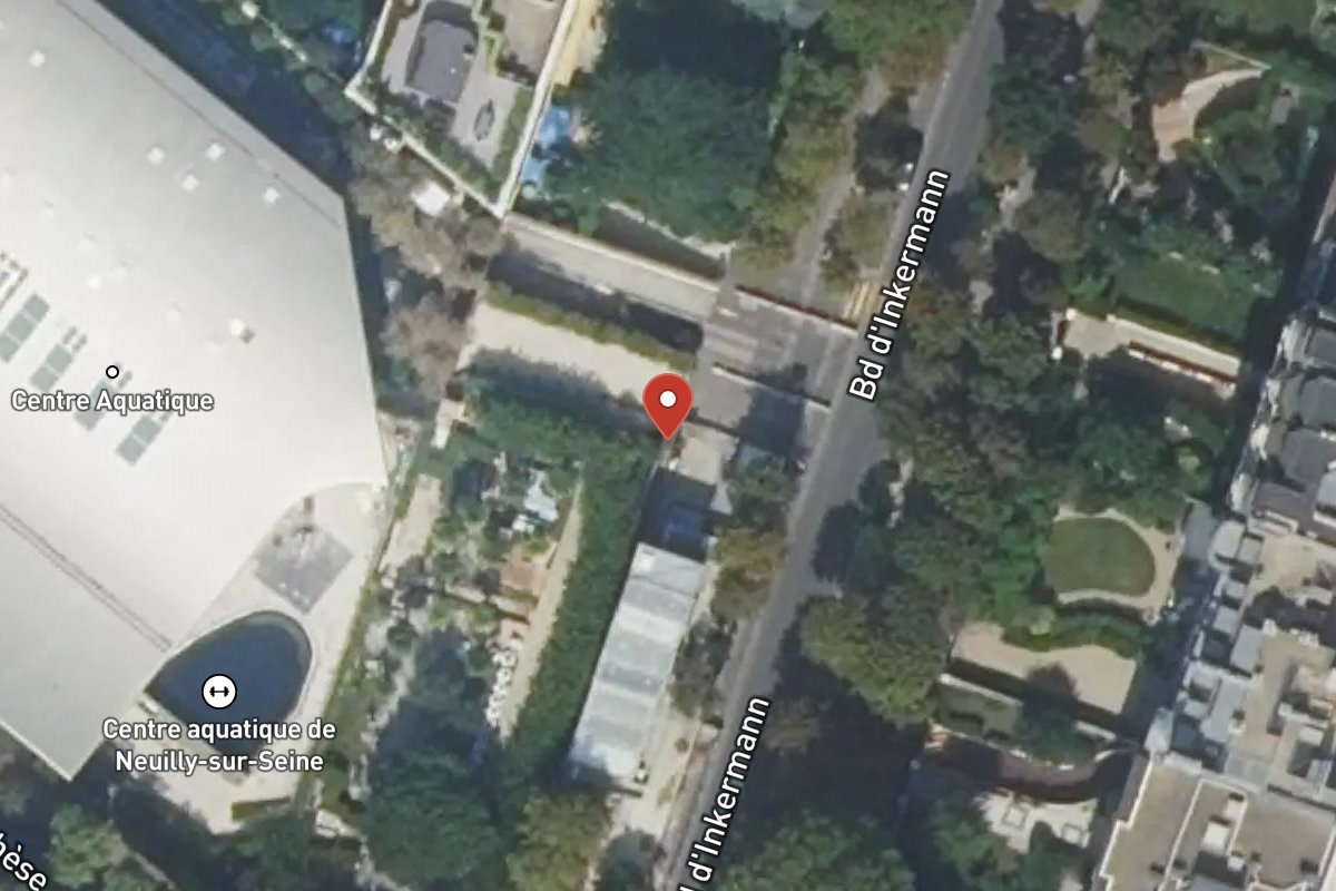 Vue satellite — 31 Boulevard Inkermann