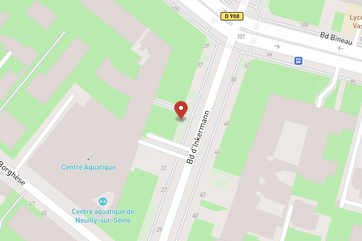 Plan de situation — 35 Boulevard Inkermann